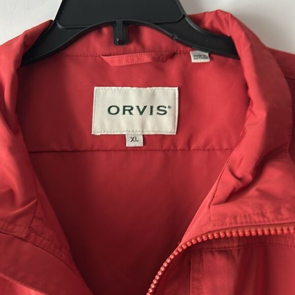 Orvis Men’s Rust Full Zip Chest Pockets Vest Size XL - Picture 2 of 5